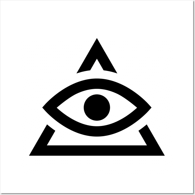 all seeing eye Wall Art by drugsdesign